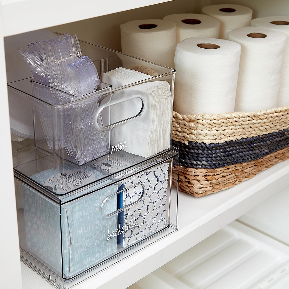 The Home Edit All-Purpose Deep Bin with Divider – Danielle Walker