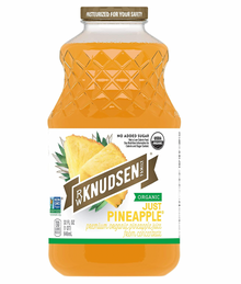  R.W. Knudsen Organic Just Pineapple Juice, 32 Ounces