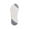 Adidas grey, cloud white, and silver metallic women's edge lux 3 running shoe bottom Danielle Walker