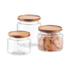 Anchor Hocking Montana glass canisters with acacia lids Danielle Walker