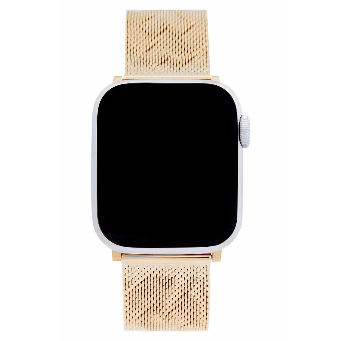 REBECCA MINKOFF SILVER SLINKY MESH APPLE WATCH BAND 20mm NWT Ladies main image 4