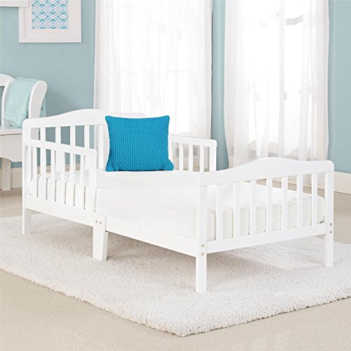 Big Oshi Contemporary Design Toddler Kids Bed Sturdy Wooden Frame for Extra Safety Modern Slat Design Great for Boys and Girls Full Bed