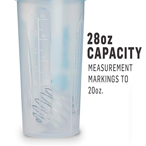 BlenderBottle classic loop top shaker bottle, 28 ounce, clear/black - 28 oz. capacity Danielle Walker