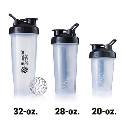 BlenderBottle Classic Loop Top Shaker Bottle, 28-Ounce, Clear/Black –  daniellewalkerenterprises