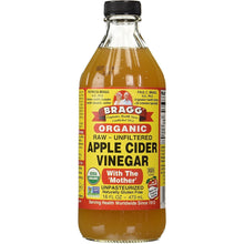  Bragg apple cider vinegar USDA organic 16 oz. plastic bottle Danielle Walker