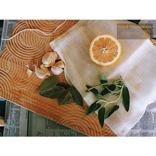 Cheesecloth, grade 90, 36 sq feet, reusable, 100% unbleached cotton fabric, ultra fine cheesecloth for cooking - nut milk bag, strainer, filter - product image Danielle Walker