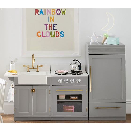 Chelsea play kitchen collection in grey Danielle Walker 