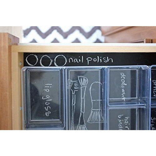 Con-Tact brand adhesive removable chalkboard liner labeled containers Danielle Walker