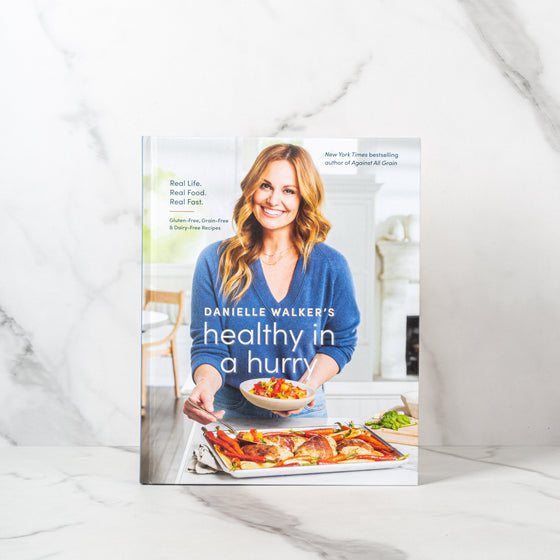 Healthy In A Hurry autographed cookbook Danielle Walker