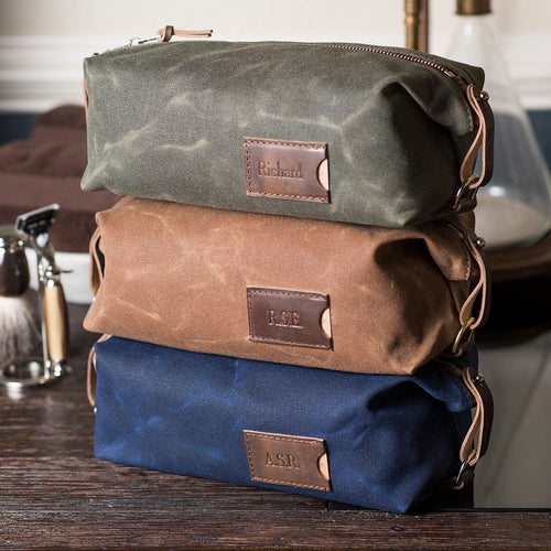 Personalized Dopp Kit: Expandable Men's Toiletry Bag, Monogrammed