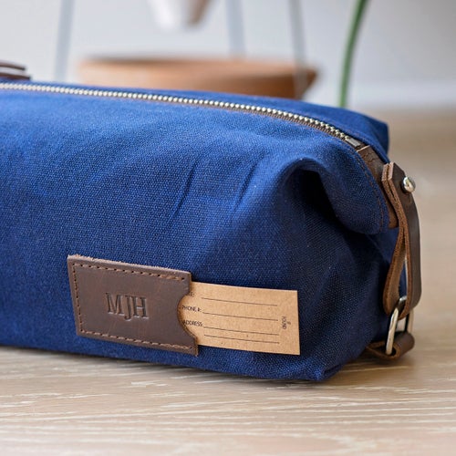 Personalized Dopp Kit: Expandable Men's Toiletry Bag, Monogrammed Made – Danielle Walker