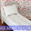 Solid Color Custom Size Doll Bed Mattress And Pillow / Pillowtop Mattress With Beads for American Girl size doll or more