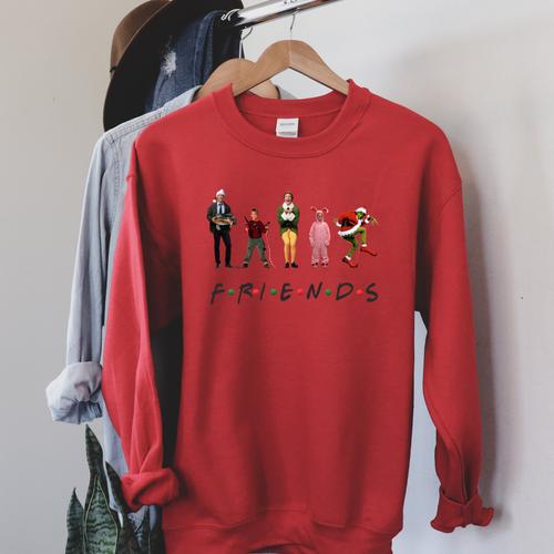 Friends Christmas Sweatshirt – daniellewalkerenterprises