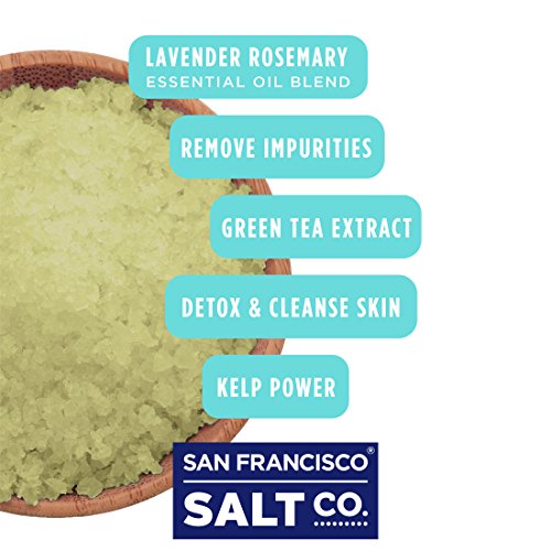 San Francisco Salt Company detox bath salts 2 lb. luxury bag - benefits diagram Danielle Walker